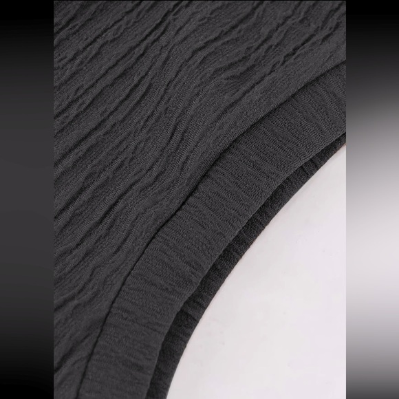 Elegant Black Sleeveless Top + Wide Leg Pants Set New Boutique - Picture 8 of 8